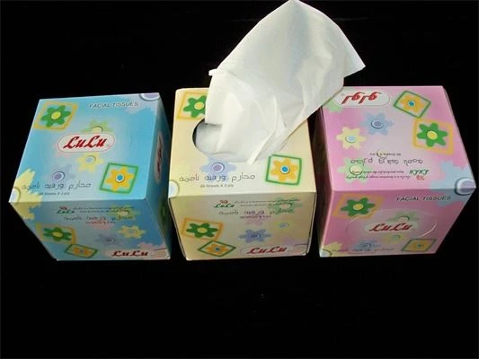 80 sheets box facial tissue